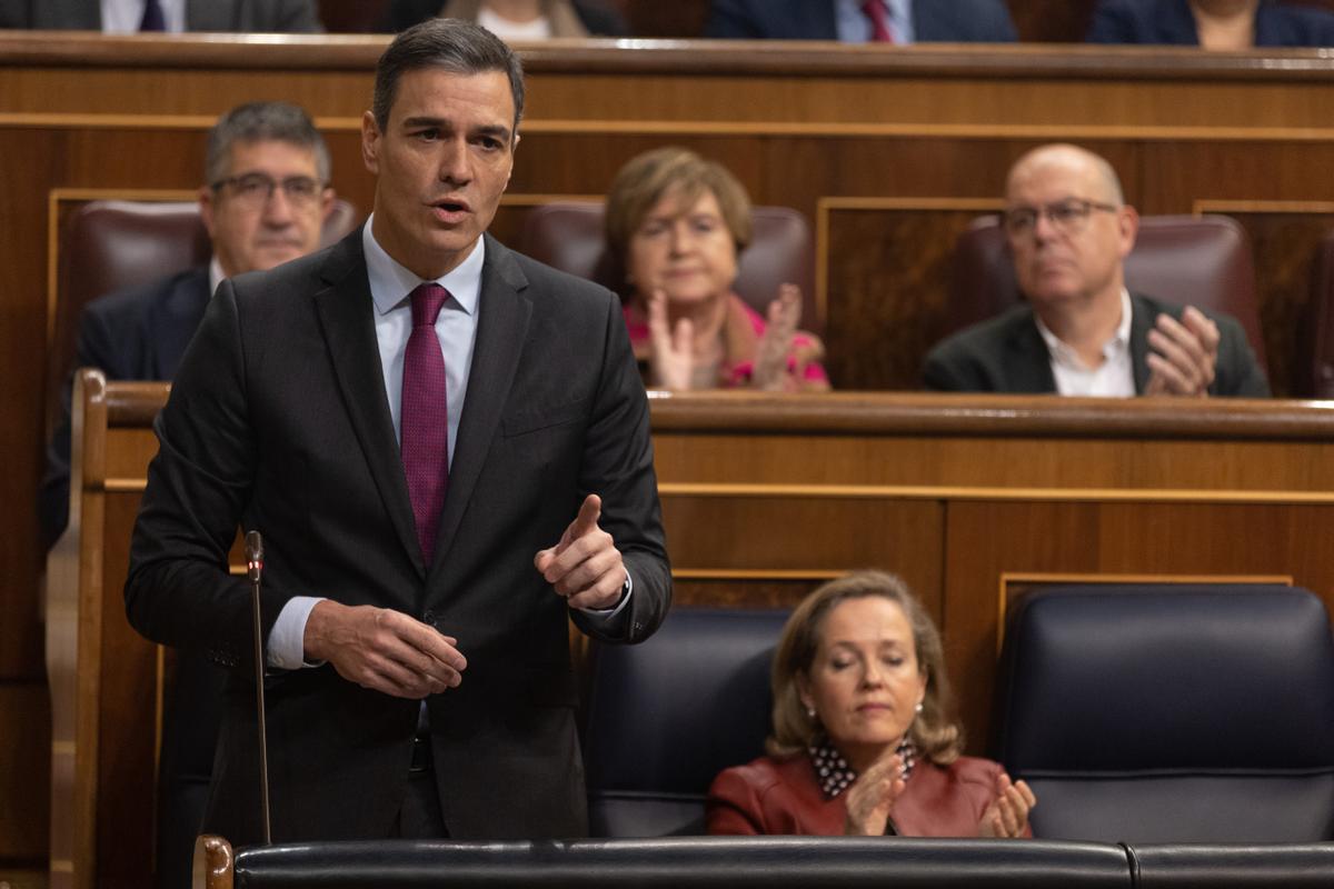Las respuestas de Pedro Sánchez a Santiago Abascal en la sesión de control