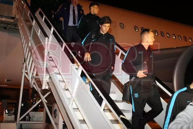 Plácido regreso del Barça a casa tras el partido en Borisov