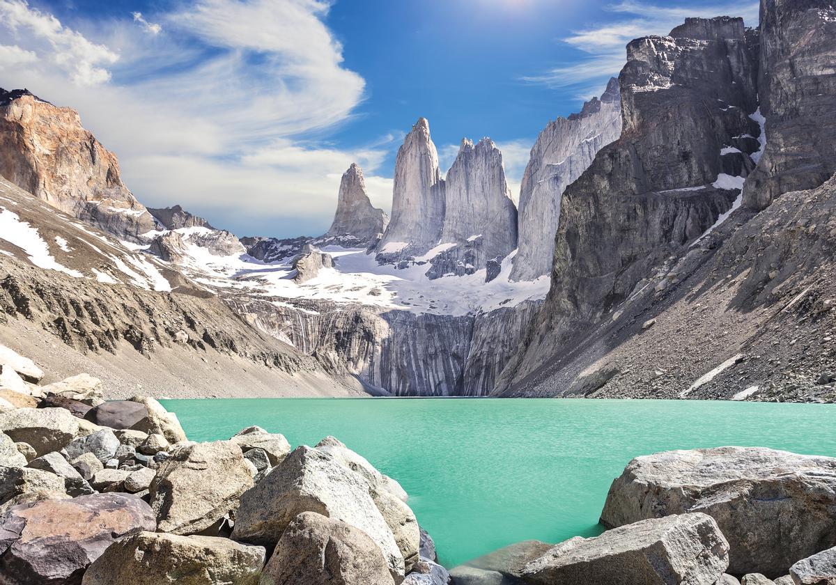 Torres del Paine, en la Patagonia de Chile.