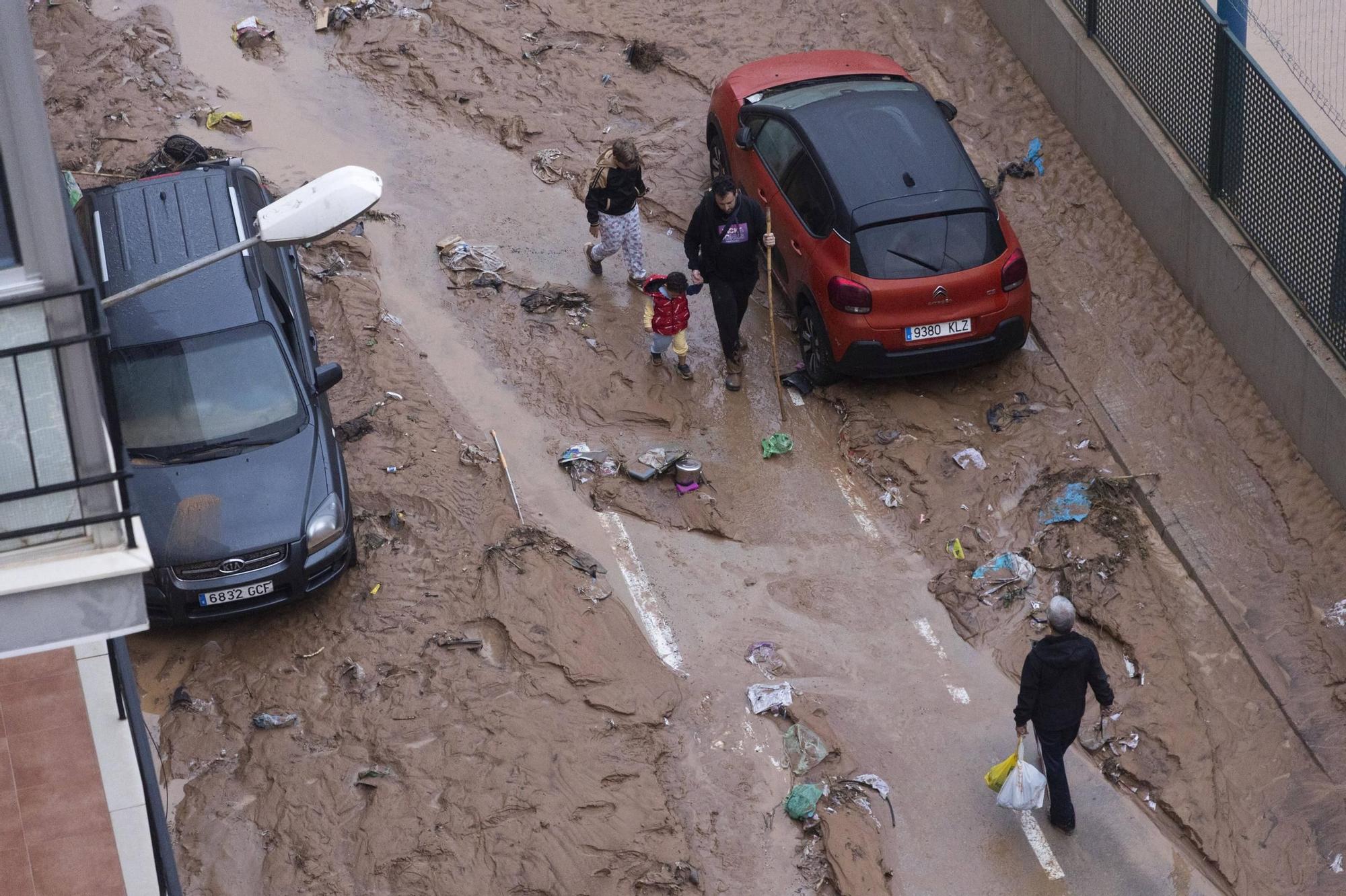 La devastación en Paiporta tras la catástrofe