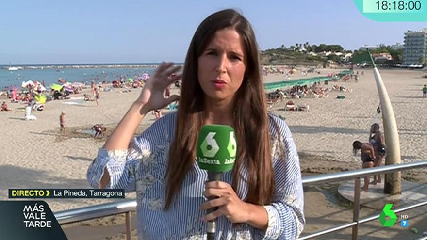 Elisabeth López, durante su intervención en &#039;Más vale tarde&#039;.