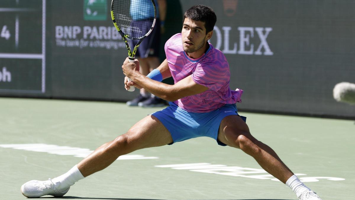 Carlos Alcaraz, en Indian Wells