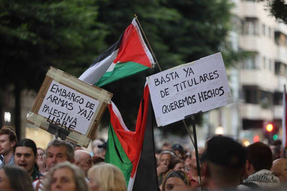 VALENCIA VLC MANIFESTACION CONTRA LA GUERRA EN PALESTINA
