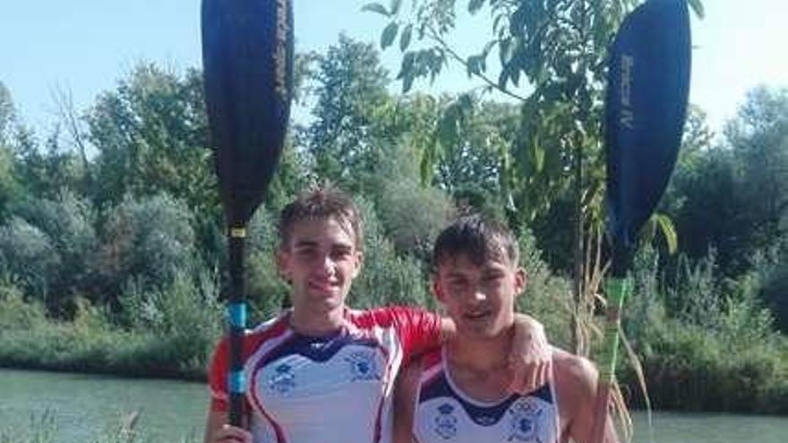 Pablo Roza y Gabriel Perea, campeones de España juvenil en K-2.