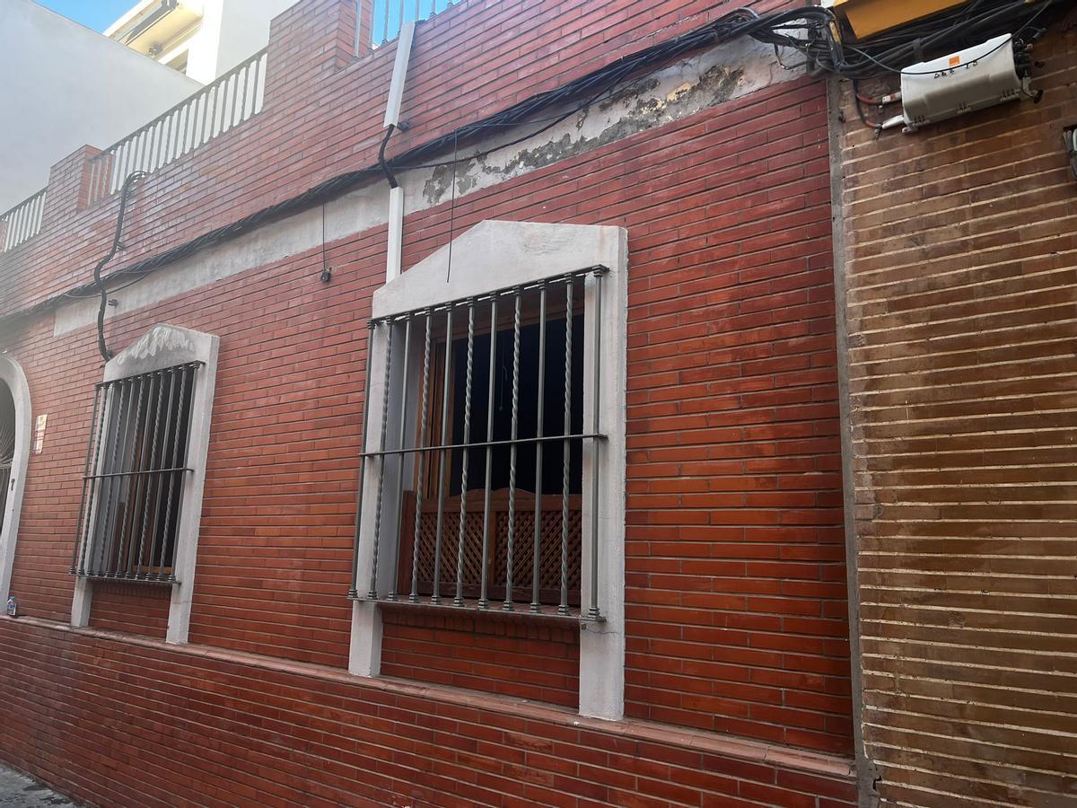 IImagen de la vivienda siniestrada.