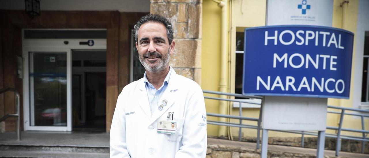José Gutiérrez Rodríguez, ayer, en el Hospital Monte Naranco. | Irma Collín
