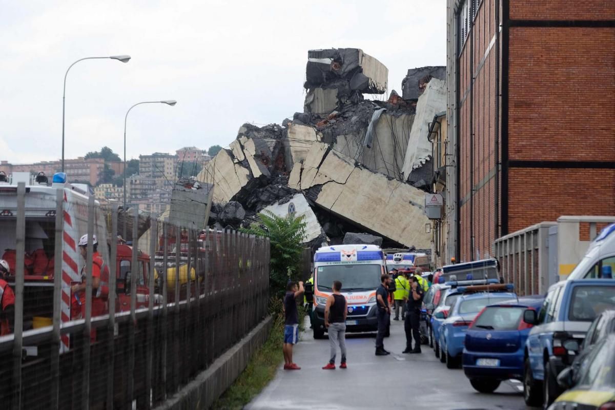 La tragedia de Génova en imágenes