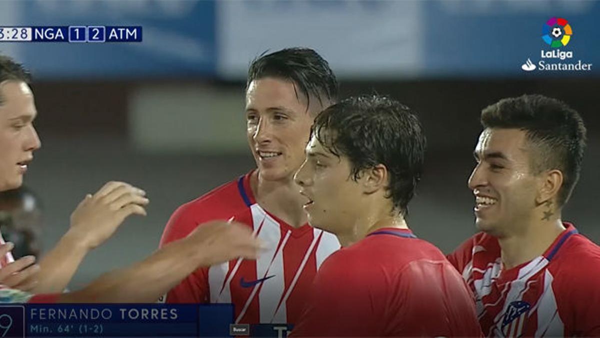 Así fue el último gol de Torres con el Atlético de Madrid