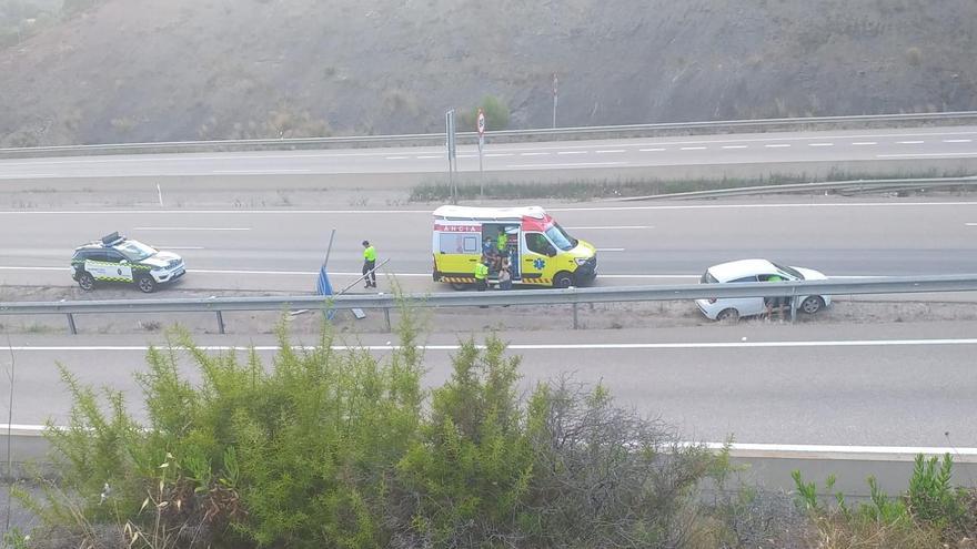 Accidente en el término municipal de la Pobla Tornesa