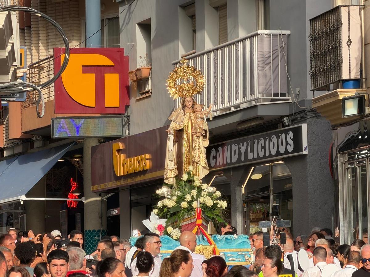 Así ha sido la procesión de la Virgen del Carmen en Benidorm