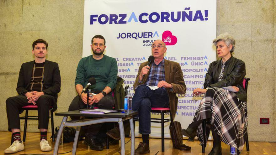 Encuentro del BNG en la sede de la ONCE. | // CASTELEIRO/ROLLER AGENCIA