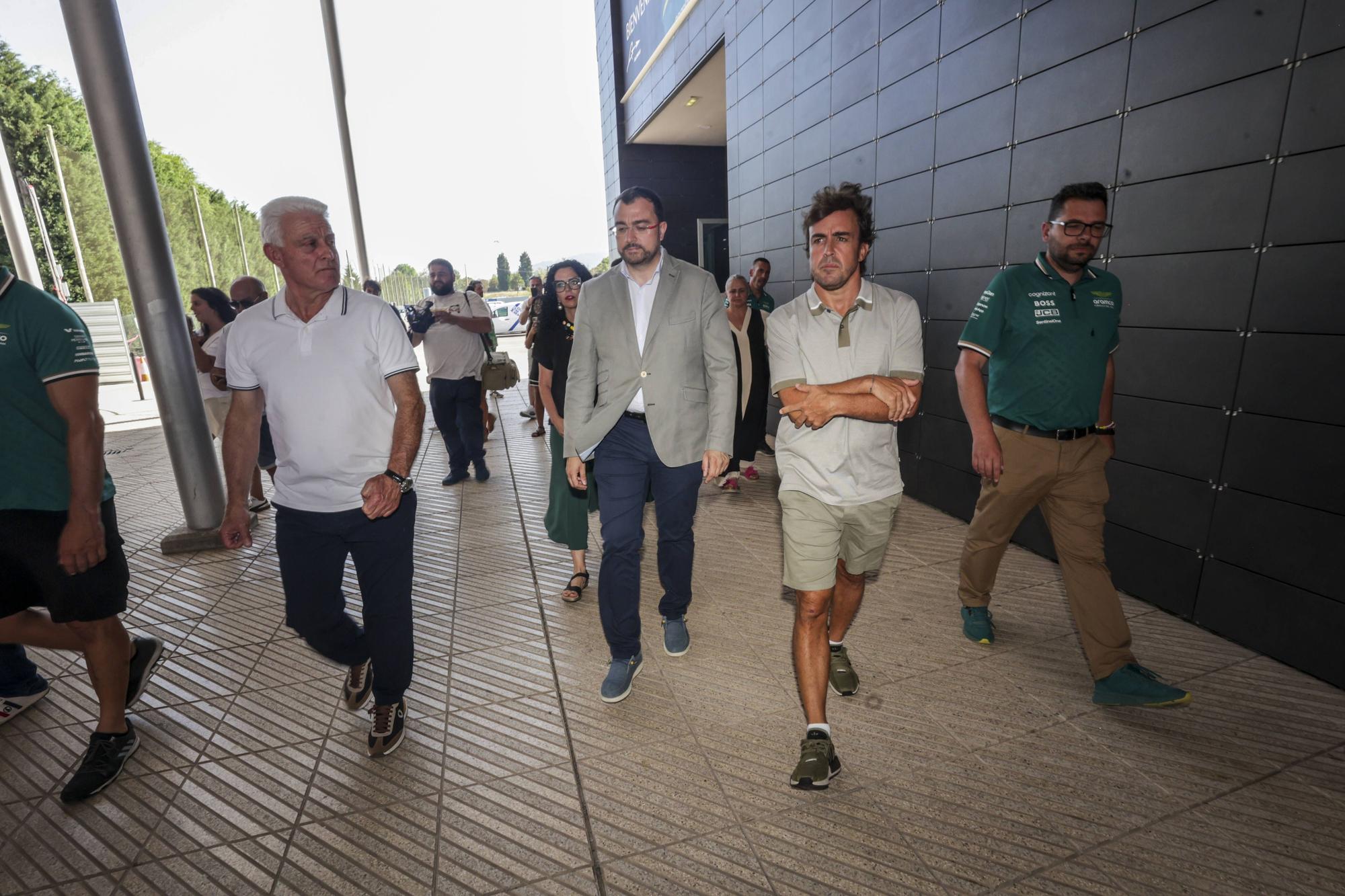 El presidente del Principado visita el Museo y Circuito Fernando Alonso.