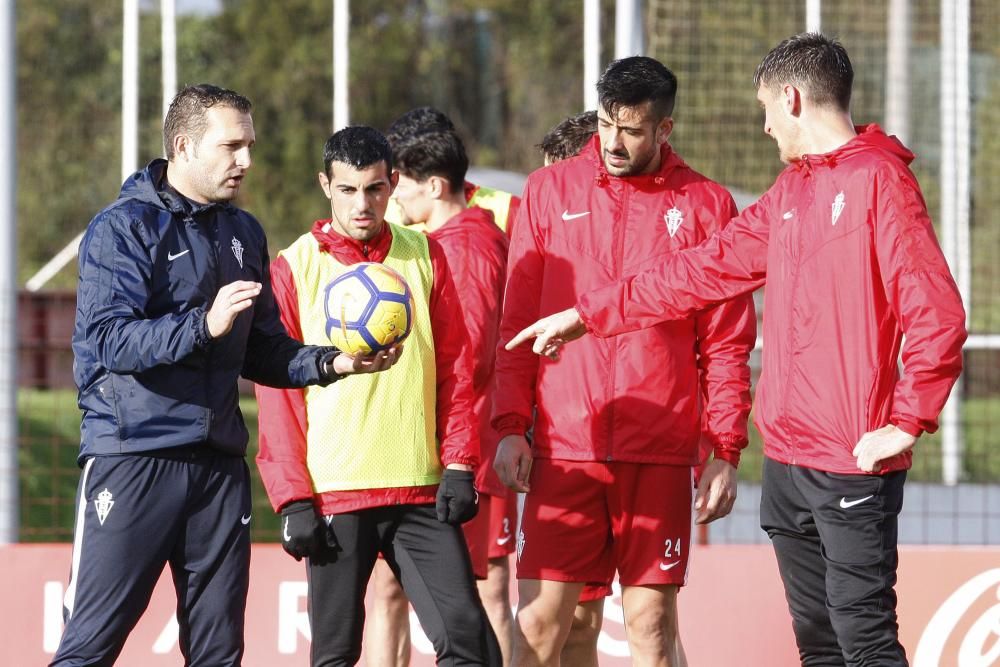 Entrenamiento del Sporting