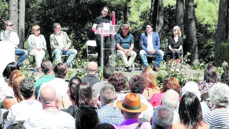 Luz Casal ya forma parte de las estrellas que brillan en la Fundación Manolo Paz