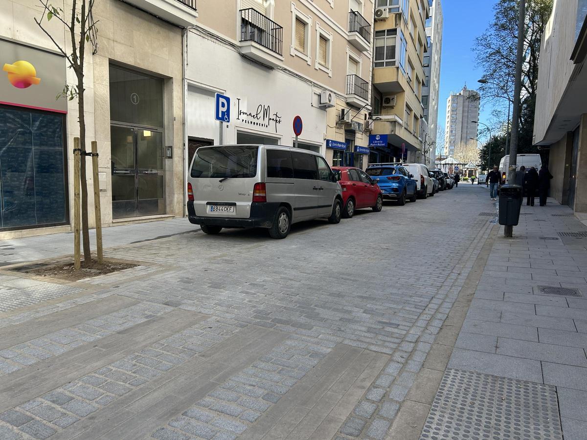 Plataforma única en la calle Padre Rafael.