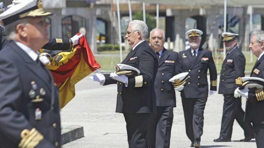 Los integrantes de la promoción del 75 juran bandera. // Santos Álvarez