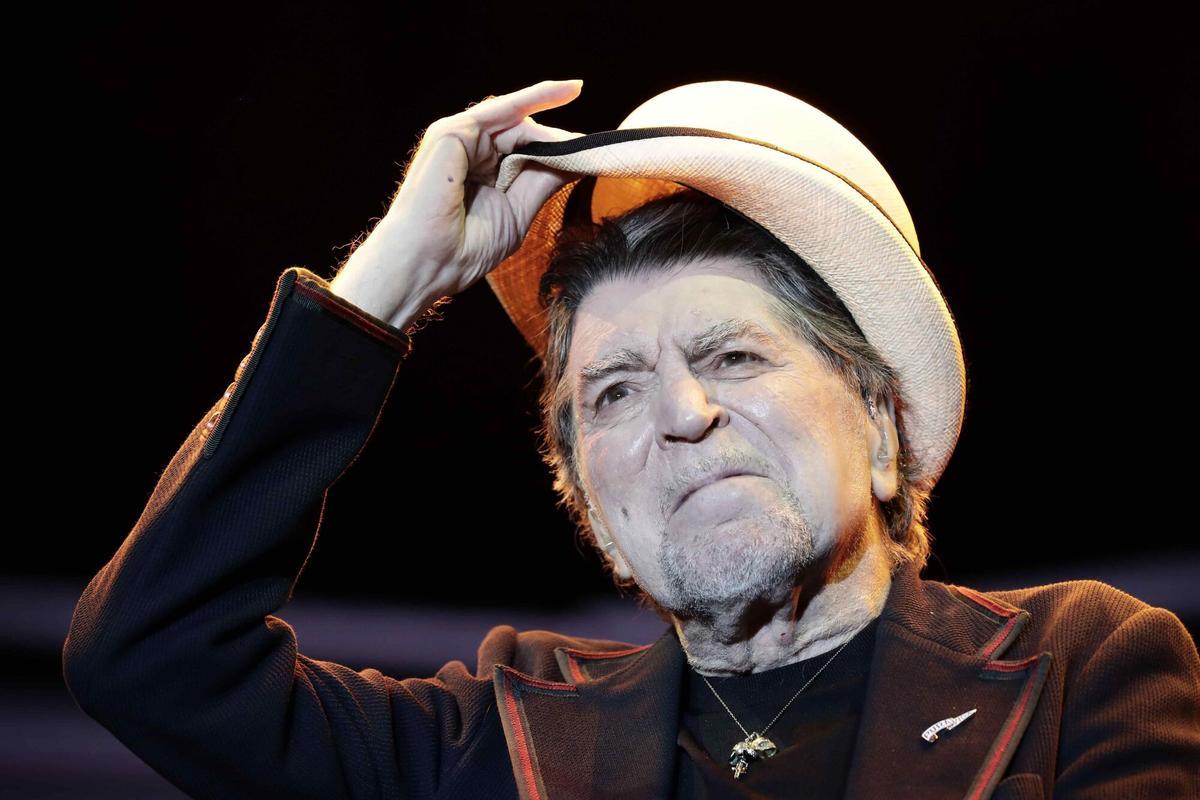 El cantante español Joaquín Sabina.