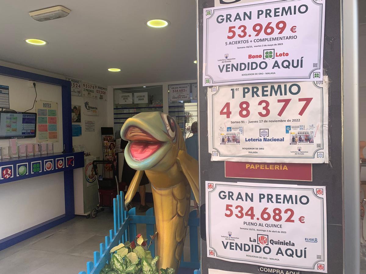 La extensa lista de premios del punto de venta de loterías Boquerón de Oro sigue creciendo