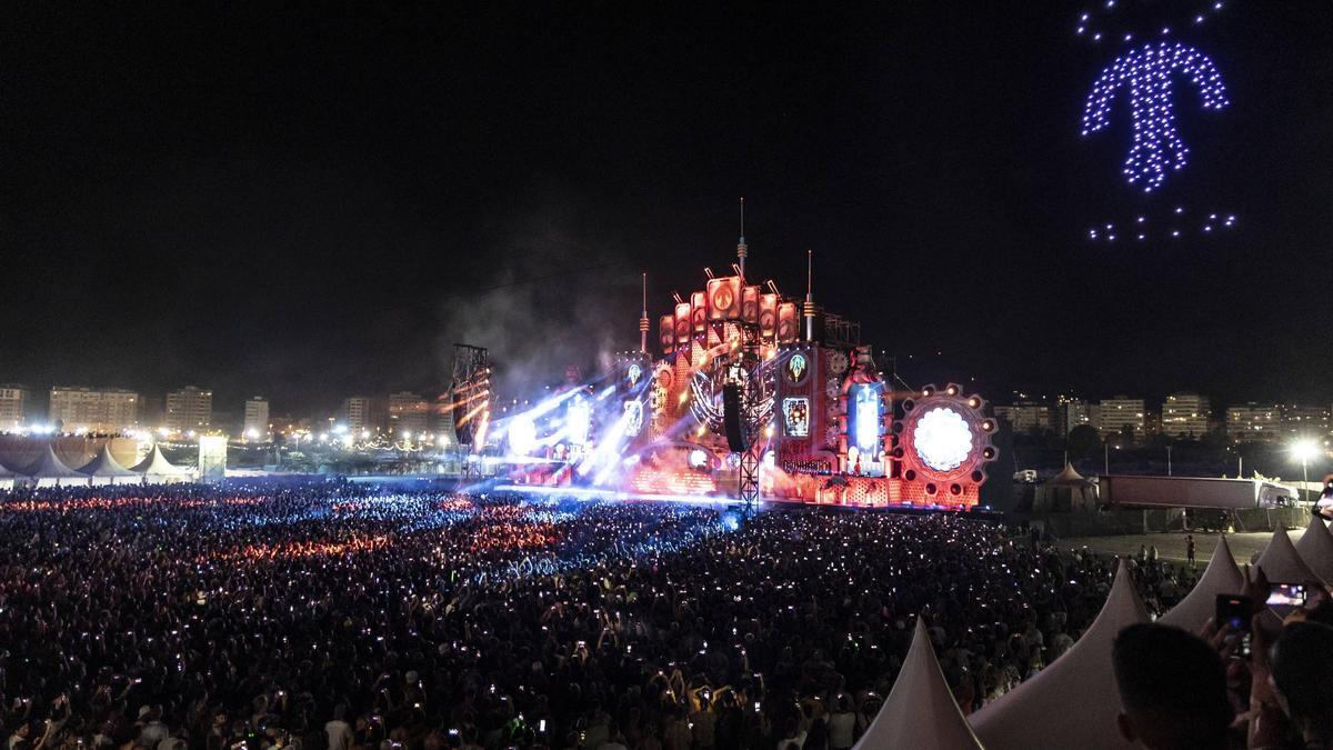 Multitudinario concierto del festival, en su edición de 2023.