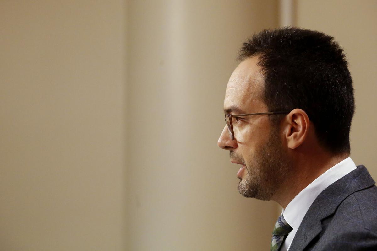 El exportavoz del PSOE en el Congreso Antonio Hernando.