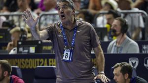Carlos Ortega, durante el duelo de la Final Four contra el Magdeburgo