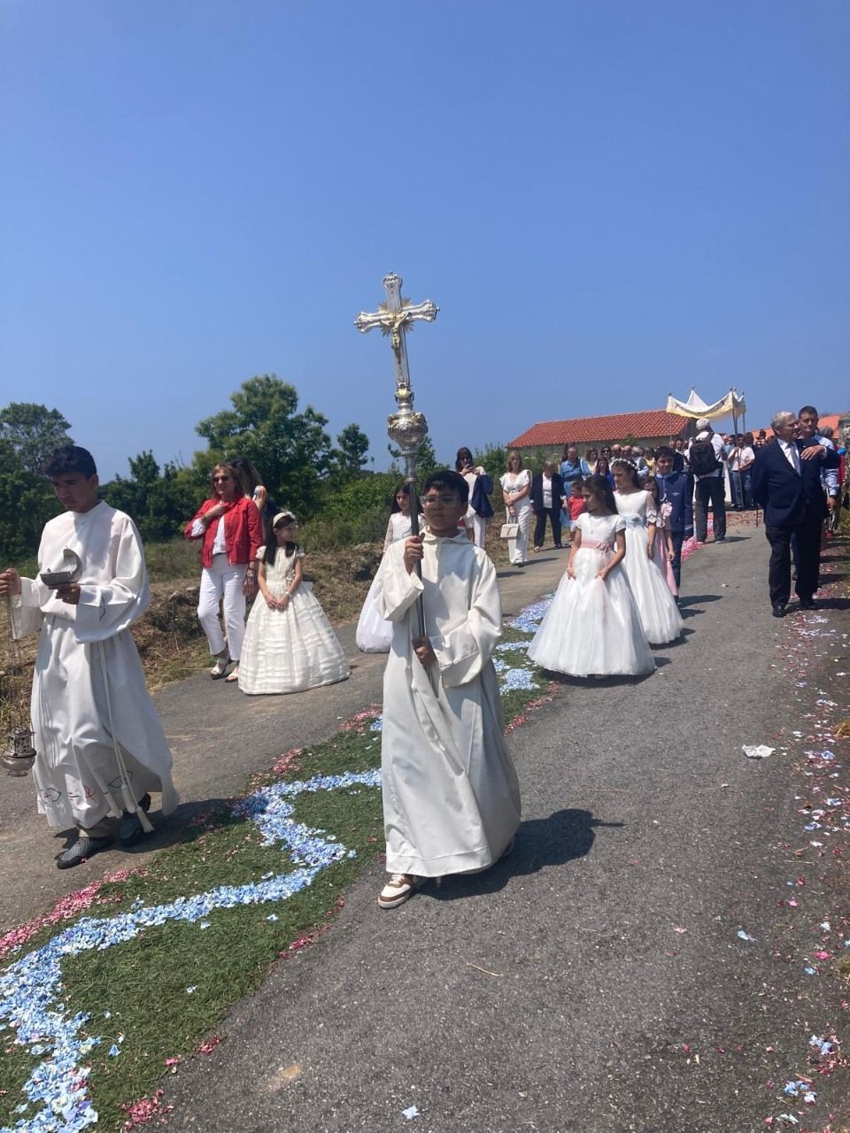 Así se vive este finde la fiesta de Sacramento en San Vicente de O Grove.