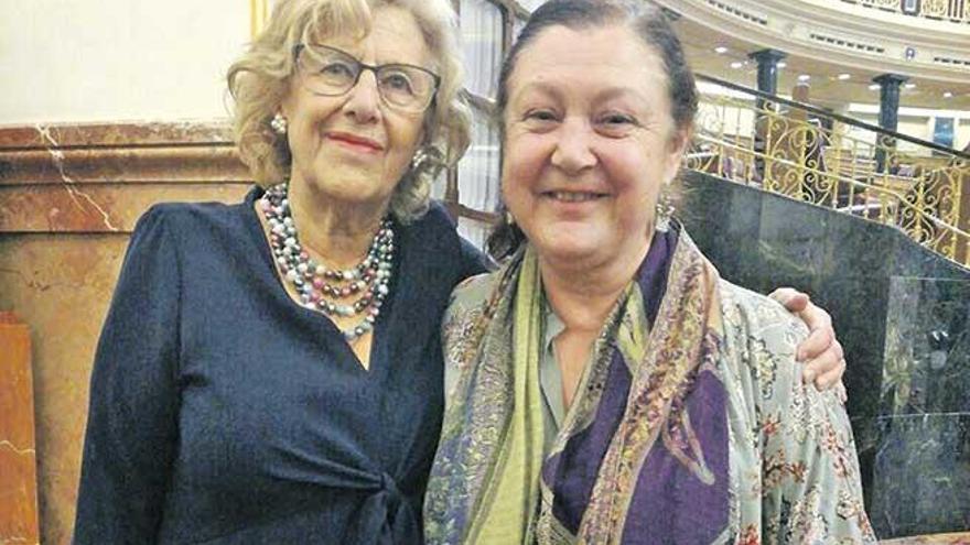 Reencuentro de Carmena y Mae de la Concha