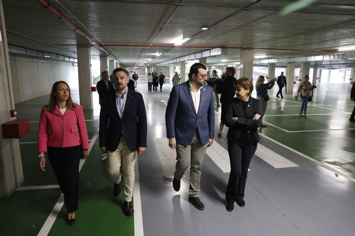 EN IMÁGENES: Así es el nuevo parking disuasorio de la avenida Portugal de Gijón