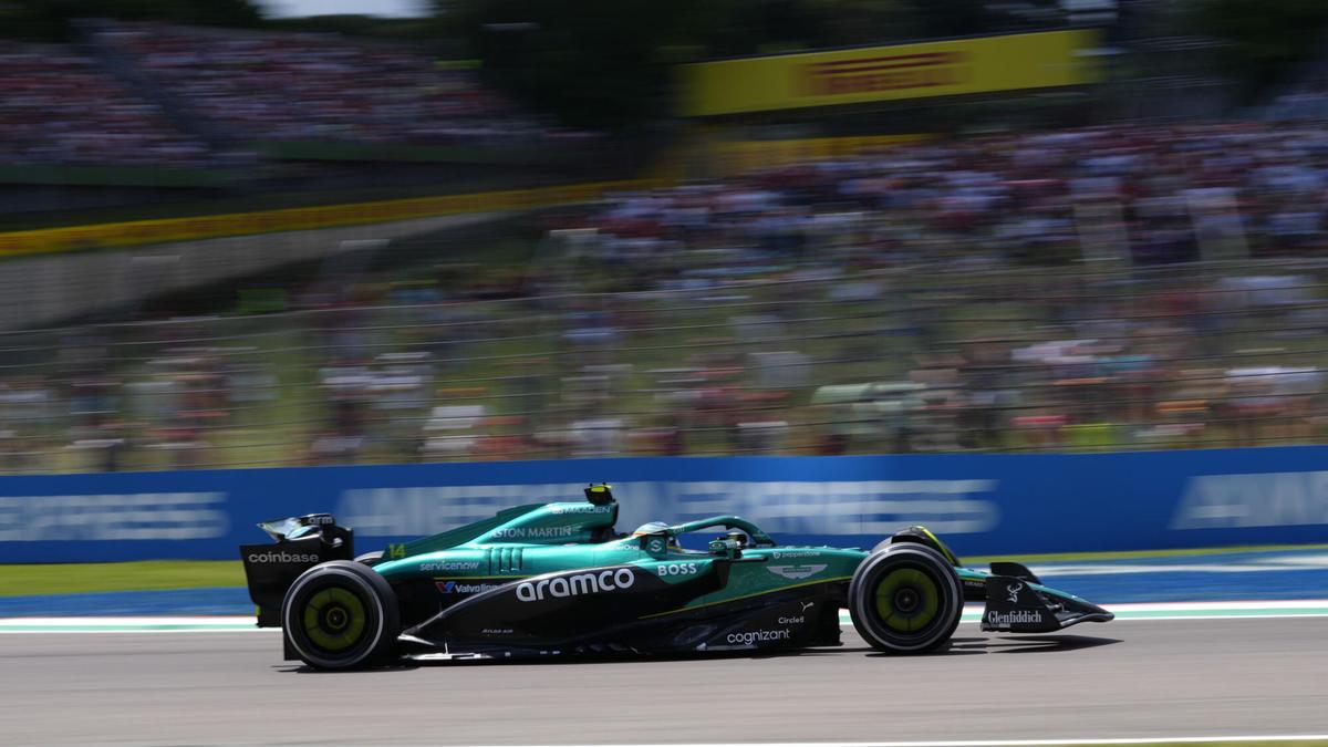 Fernando Alonso buscará una buena posición de salida en el GP de Emilia Romagna