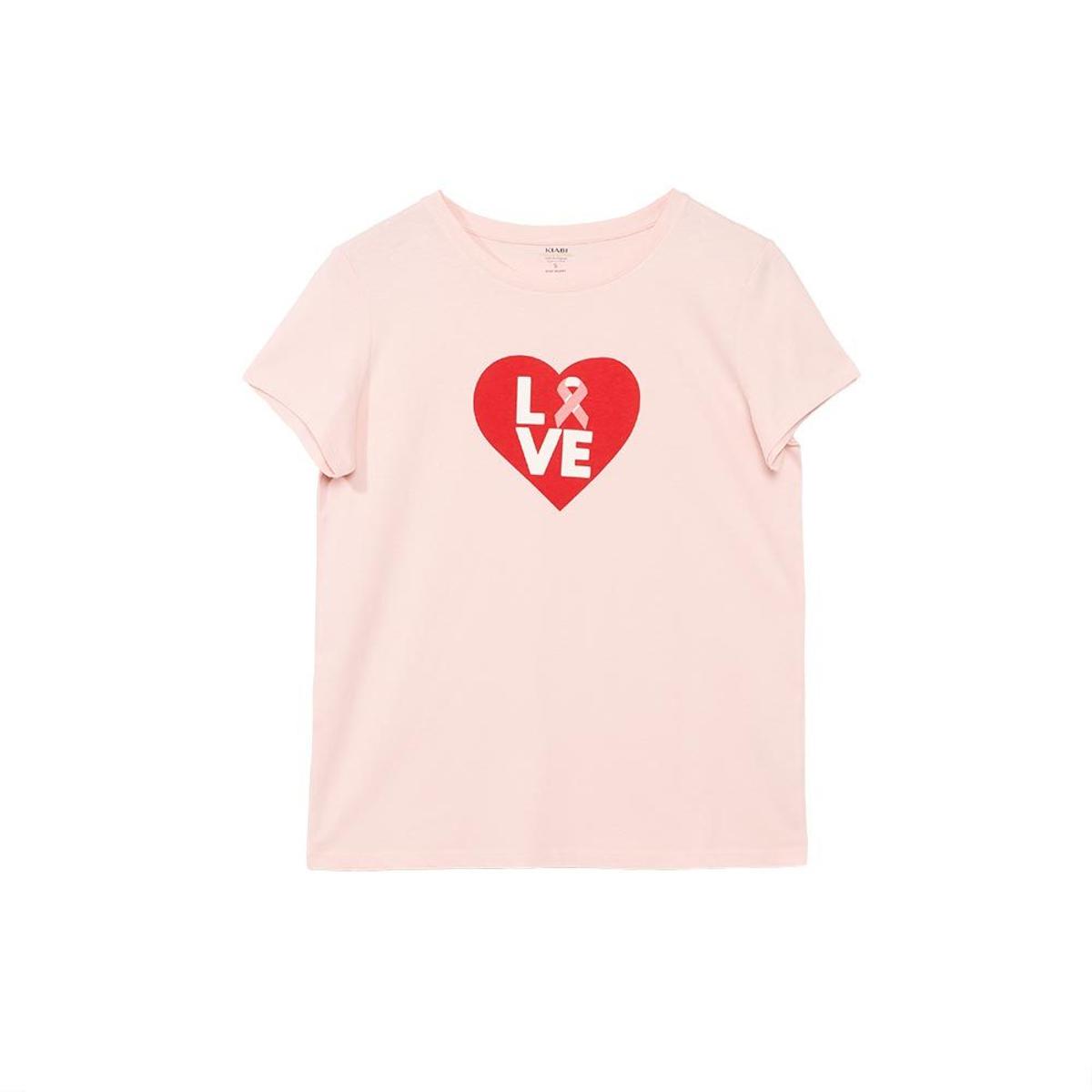 Camiseta con el mensaje 'Love' de Kiabi. (Precio: 6 euros)