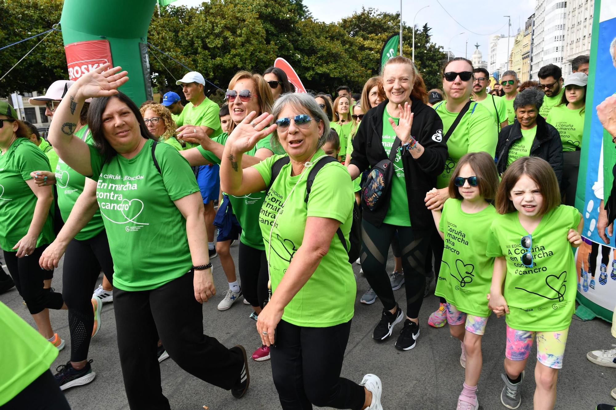 A Coruña caminó contra el cáncer