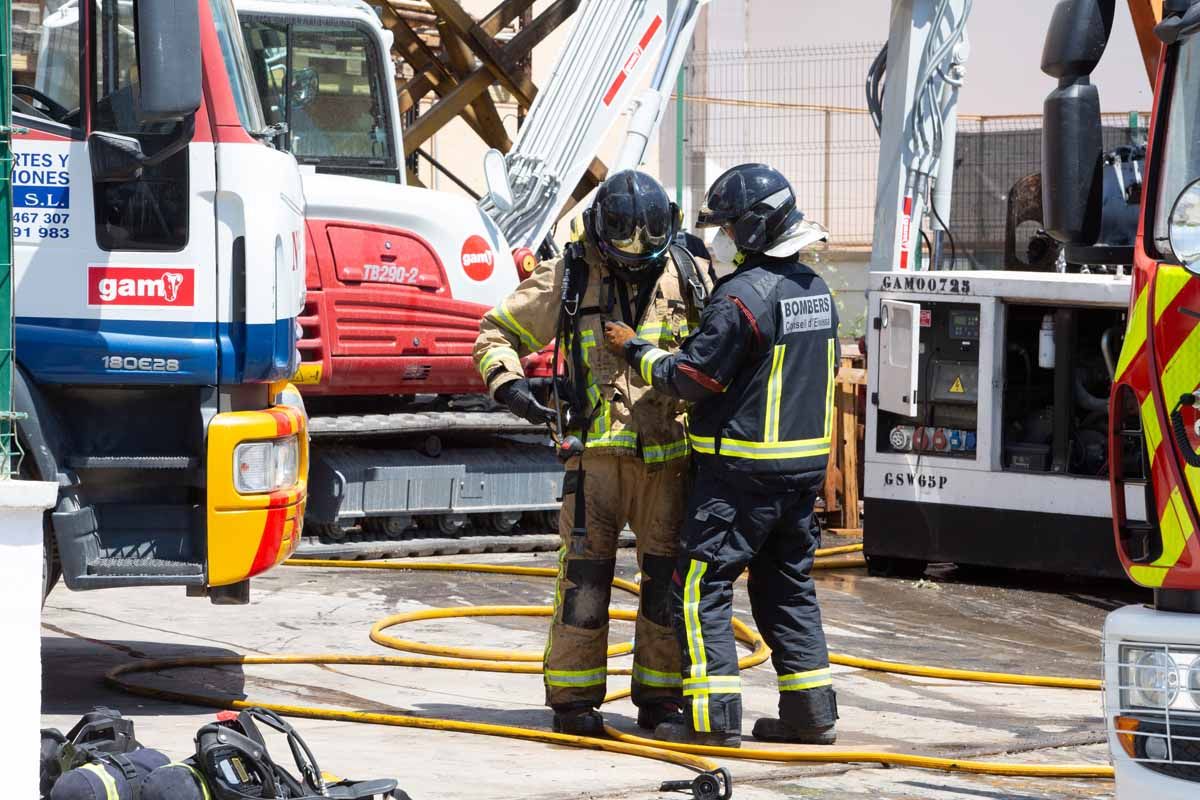 Incendio en Ca na Palava