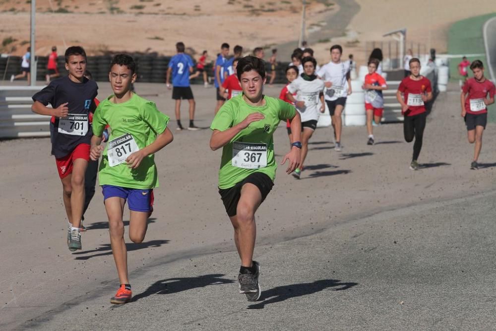 Cross Escolar Cartagena en el Circuito de Velocida