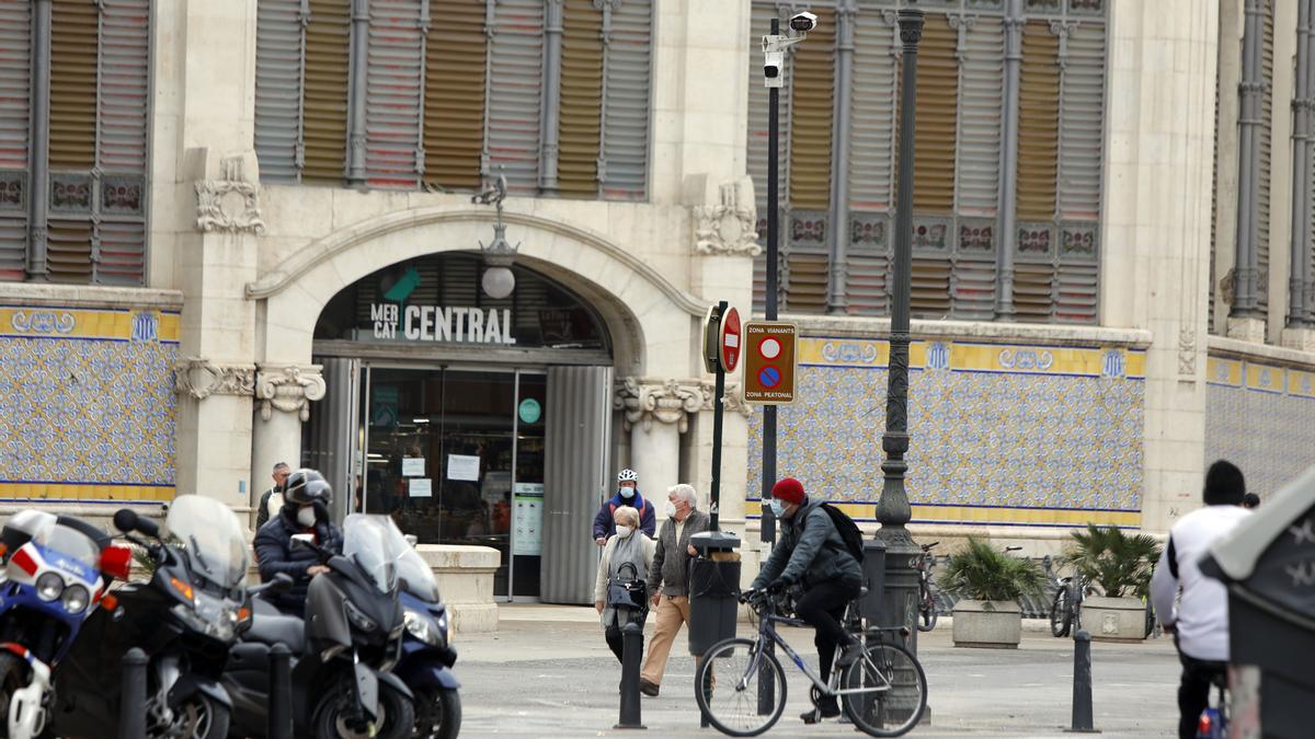 Una de las cámaras está instalada junto al Mercado Central