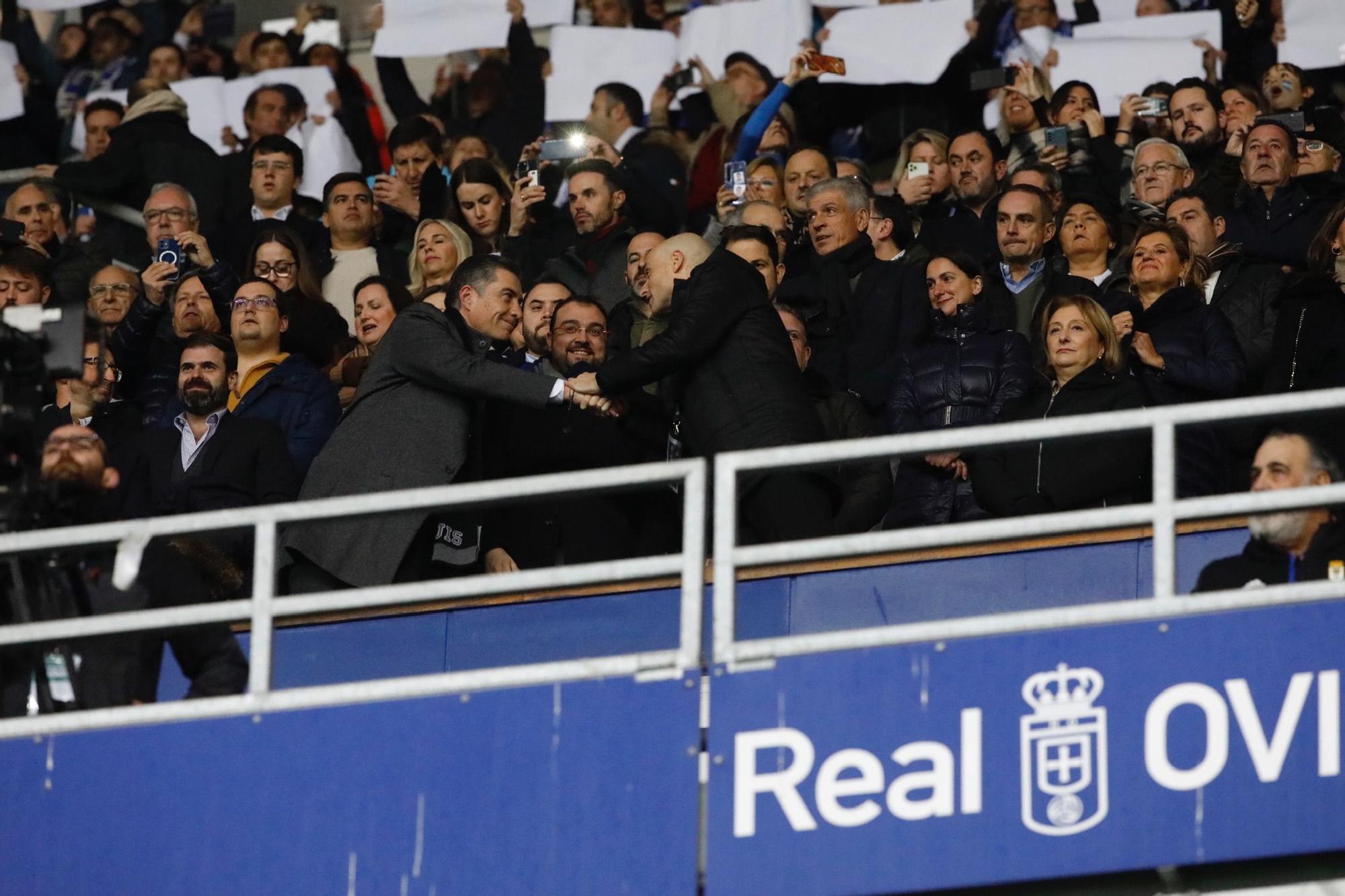 En imágenes: así se vivió el derbi en el Tartiere