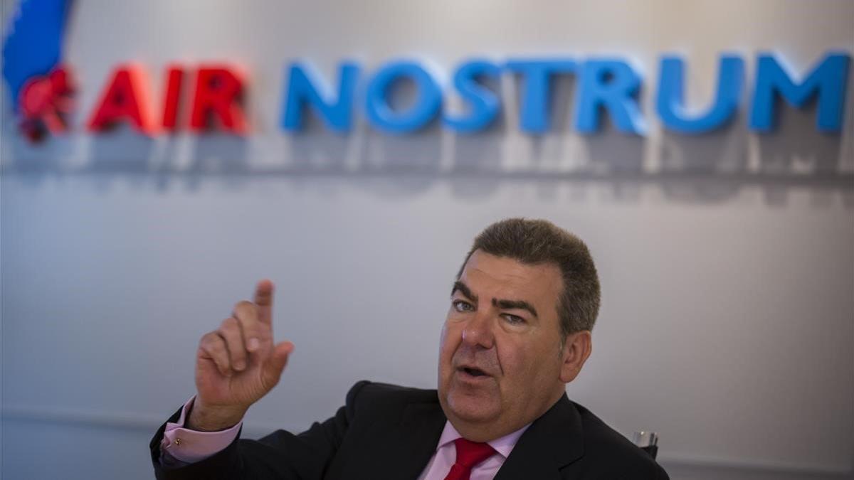 El presidente de Air Nostrum, Carlos Bertomeu, en una imagen de archivo.