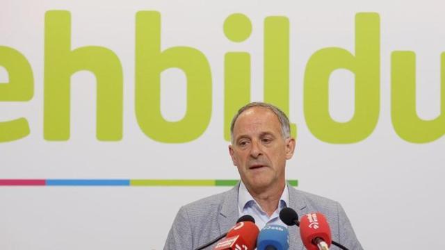 El portavoz de EH Bildu en Navarra, Adolfo Araiz.
