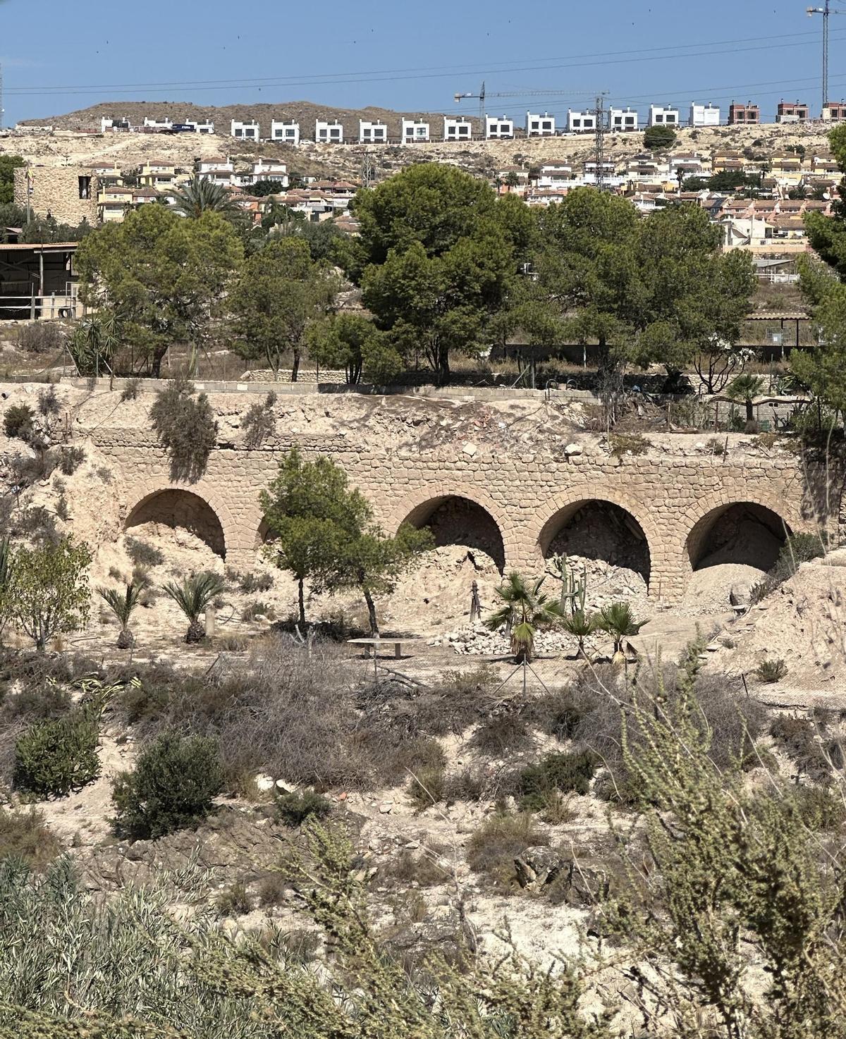 Curso bajo del riu Montnegre en Mutxamel.