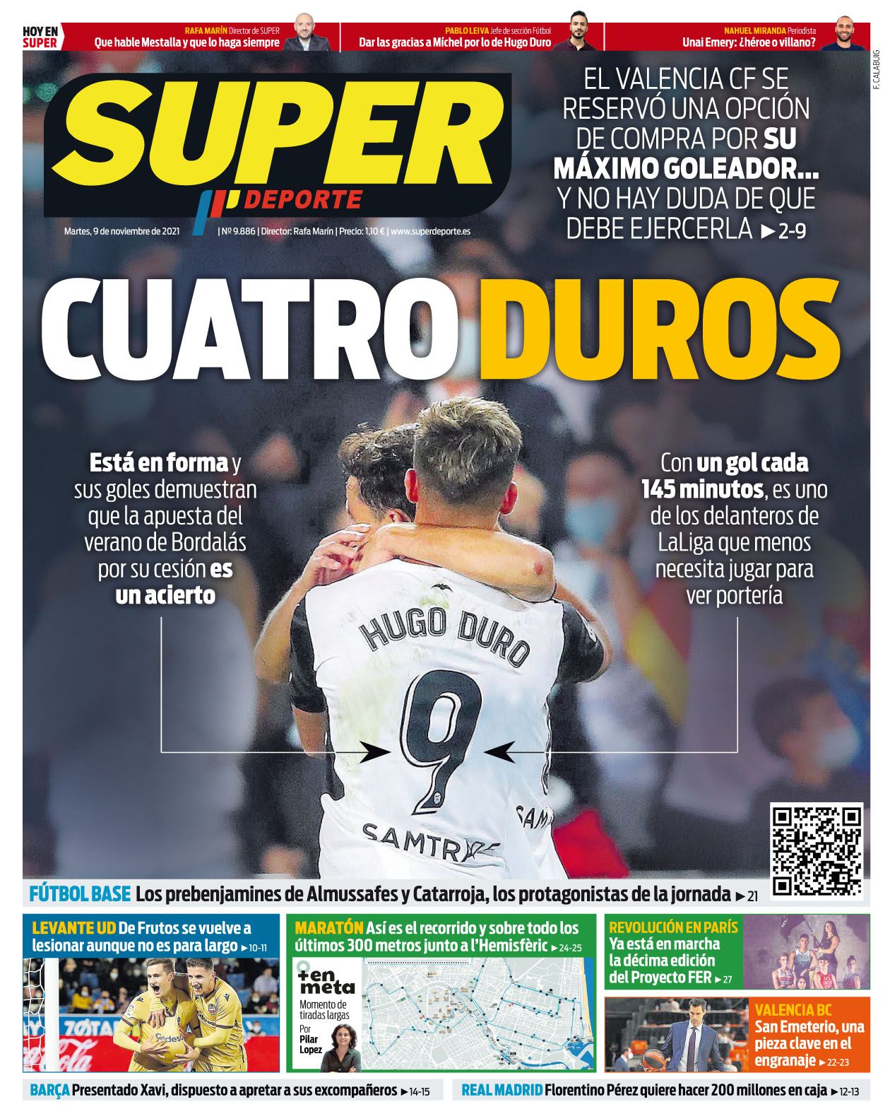 Portadas de SUPER en el mes de noviembre