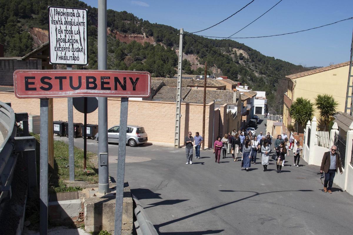 Una de las entradas a Estubeny, en una imagen de 2023.