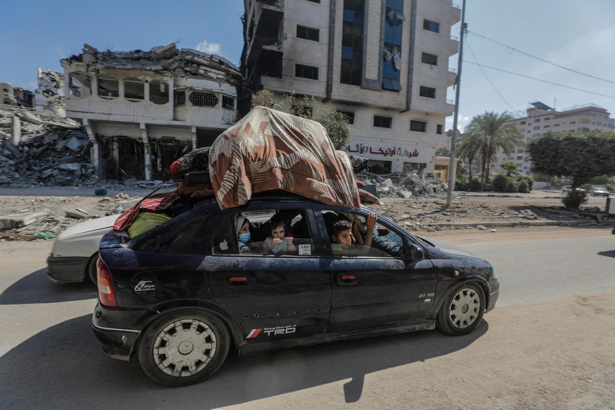 Israel ordena la evacuación de Gaza hacia el sur en 24 horas de más de un millón de habitantes