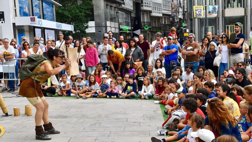 La calle, escenario para las risas