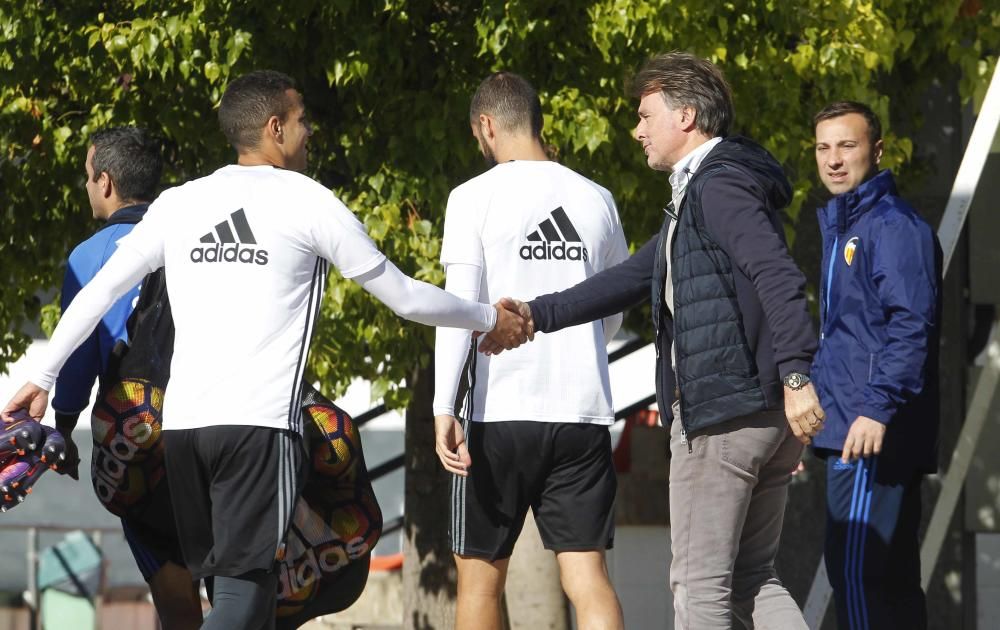 Las mejores imágenes del entrenamiento del Valencia CF