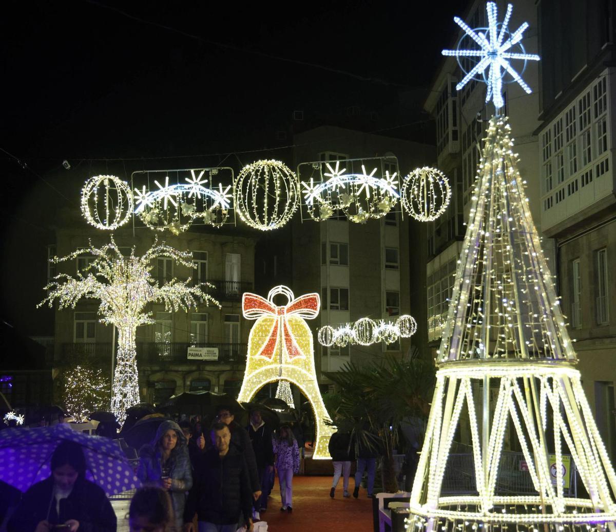 Iluminación en Vigo. | Archivo