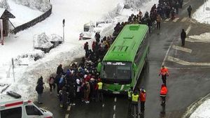 Emergències aconsella no pujar a la serra de Madrid pel fred extrem