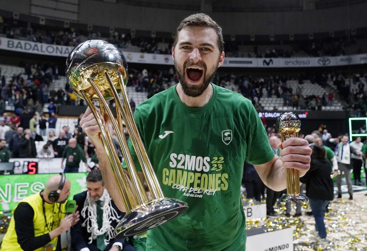 Kravish, el día que el Unicaja ganó la Copa del Rey.