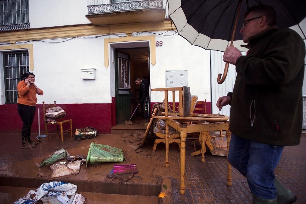 Campanillas, la zona más afectada por el temporal esta madrugada