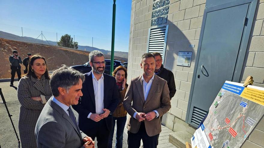Una inversión de 3,8 millones de euros mejora el abastecimiento al Polígono de Cavila y a las pedanías bajas de Caravaca con agua del Taibilla