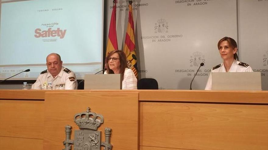 Aragón recibe 207 policías para reforzar la seguridad en verano