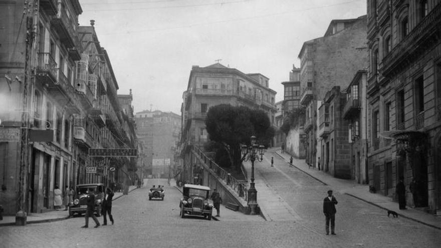 Carral y Laxe, las calles que derribaron la muralla de Vigo